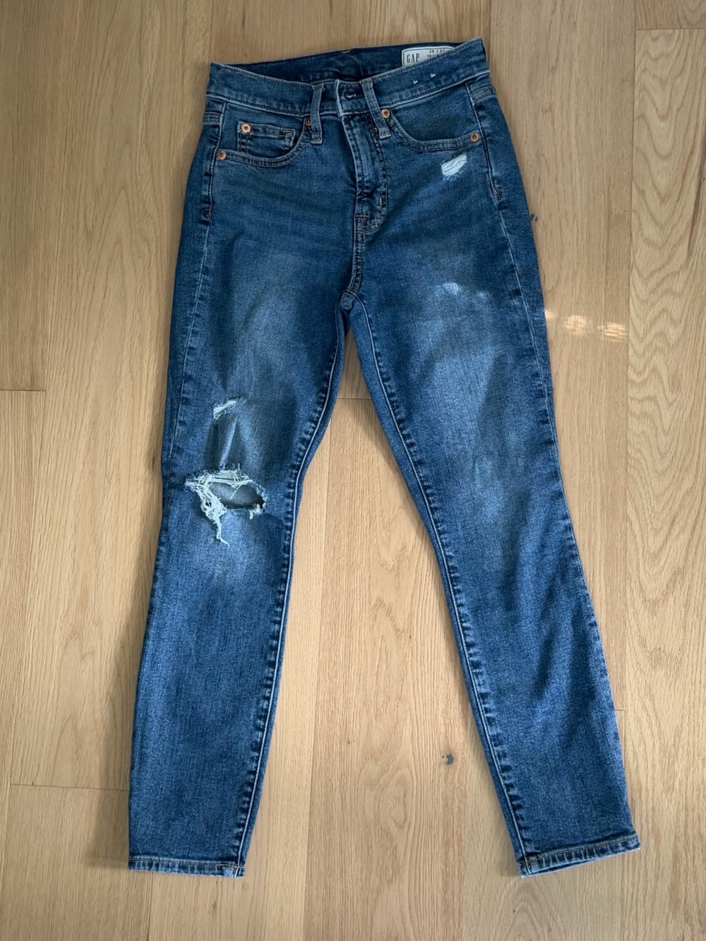 Gap true skinny high rise jean